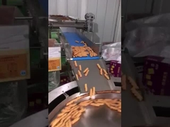 수평선상 감싼 흐름 냉찜질 다중 패키징 머신 아이스크림 막대기에 꽂은 아이스캔디 아이스크림