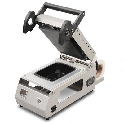 Compact Design 304 Stainless Steel Electrically Heated Manual Tray Sealing Machine DQ-1 Food and Meat Package  for Plastic Containers