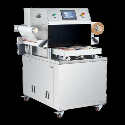 완전히 자동 진공 피부 밀폐 기계 DQ480VSL 식품 등급 304 스테인리스 스틸 및 6061 MAP 포장용 애노디제 알루미늄 곰팡이