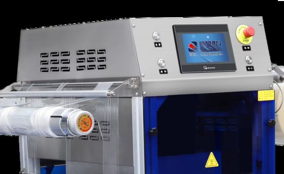 Factory Supply Fully Automatic Airflow Displacement Chain Plastic Tray Sealer DQ730AT-E High Quality Tray Sealer