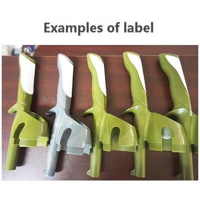 Semi-automatic Flat-labeling Machine CH-615 for Plastic Boxes and Conical Bottles and Capable of Applying Anti-counterfeiting Labels