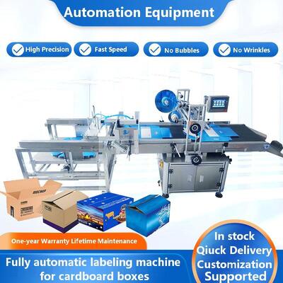 Fully Automatic Lifting Suction Cup Paper Box Flat Labeling Machine CH-602H Paper Box Commercial Paper Box Express Bag Labeling Machine